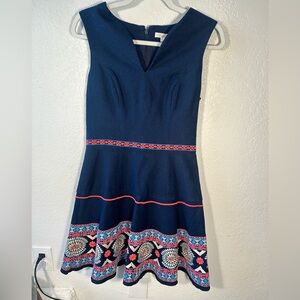 Shoshanna size 6 embroidered dress